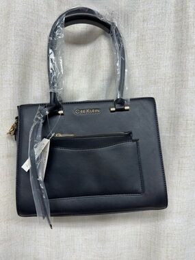 Cee Klein Black Structured Tote Bag NWT